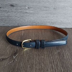 Levi's Skinny Leather Belt Made in USA Medium 31.5" Long